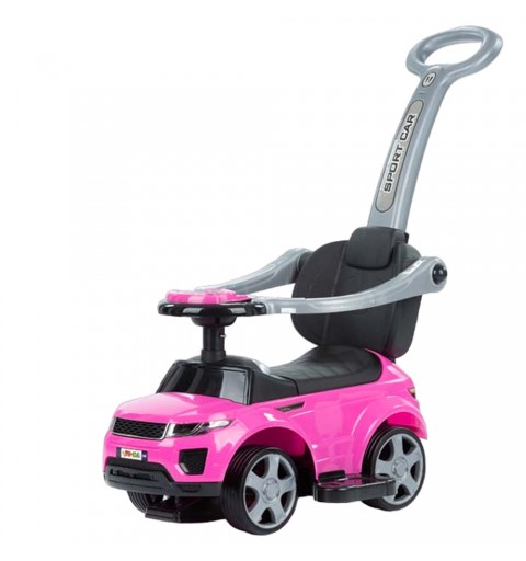 TO-MA - jeździk dla dziecka z pchaczem | Różowy